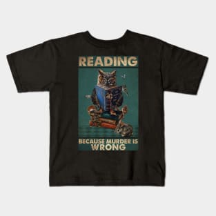 Book Reading Because Kids T-Shirt